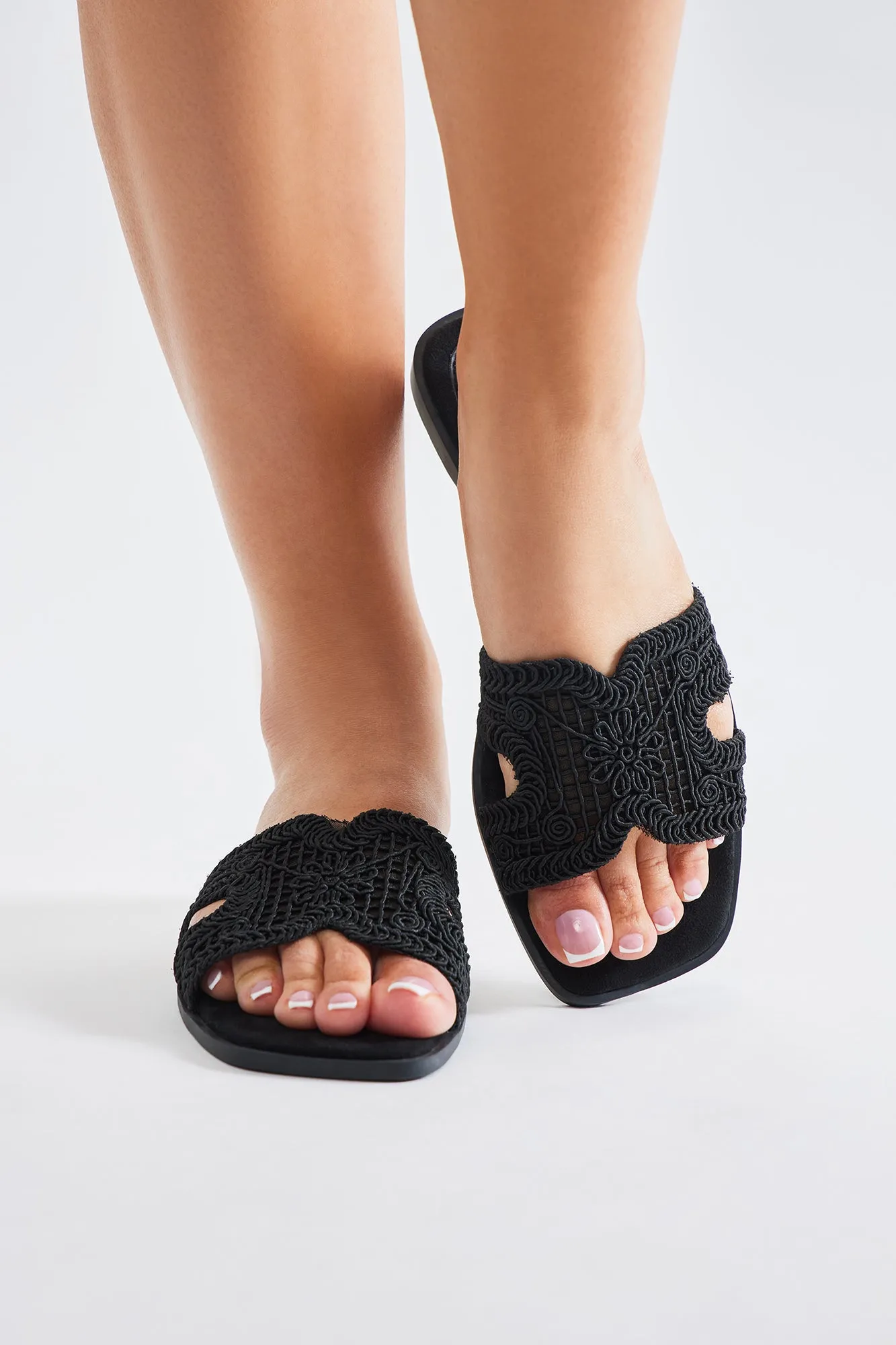 Set You Free Crochet Sandals - Black sold by Fashion Nova product image thumbnail 3