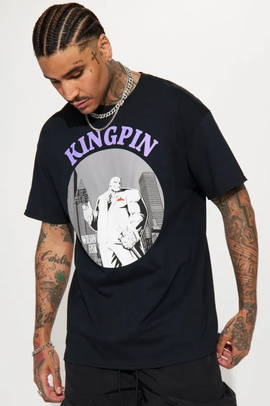 Kingpin Crime Lord Short Sleeve Tee - Black sold by Fashion Nova