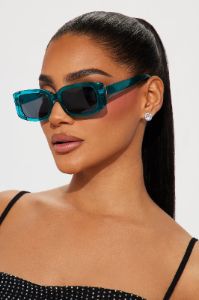 Mi Amor Sunglasses - Blue sold by Fashion Nova