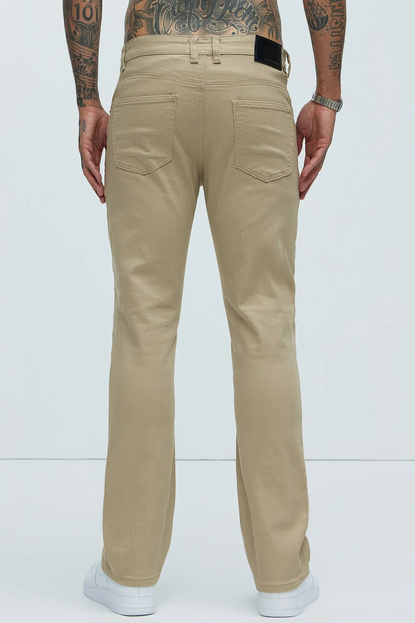 Feeling It Slim Flare Jeans - Khaki sold by Fashion Nova product image thumbnail 4