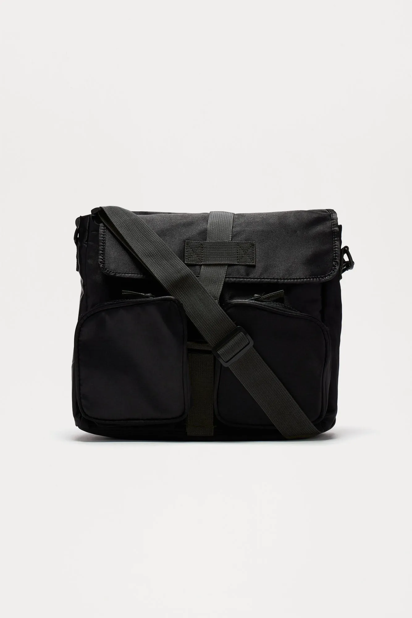 Utility Nylon Crossbody Bag - Black sold by Fashion Nova