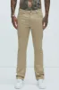 Feeling It Slim Flare Jeans - Khaki sold by Fashion Nova
