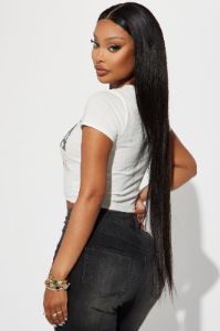 Shots Of Tequila Baby Tee - Ivory sold by Fashion Nova