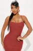 Delany Knit Maxi Dress - Rust sold by Fashion Nova