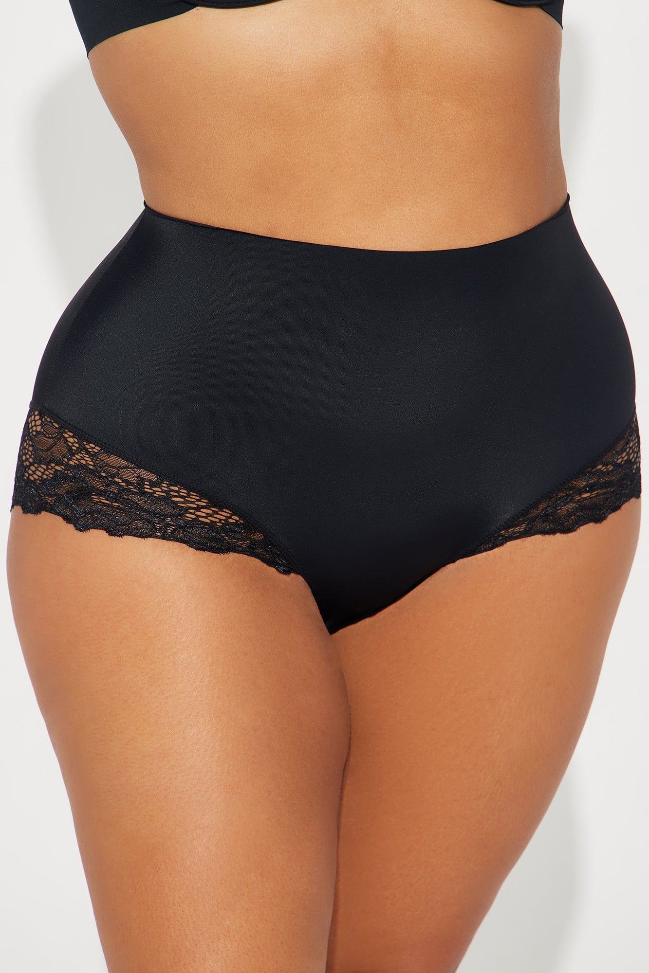 Get It Right Smoothing Shapewear Panty 3 Pack - Black/combo sold by Fashion Nova product image thumbnail 3