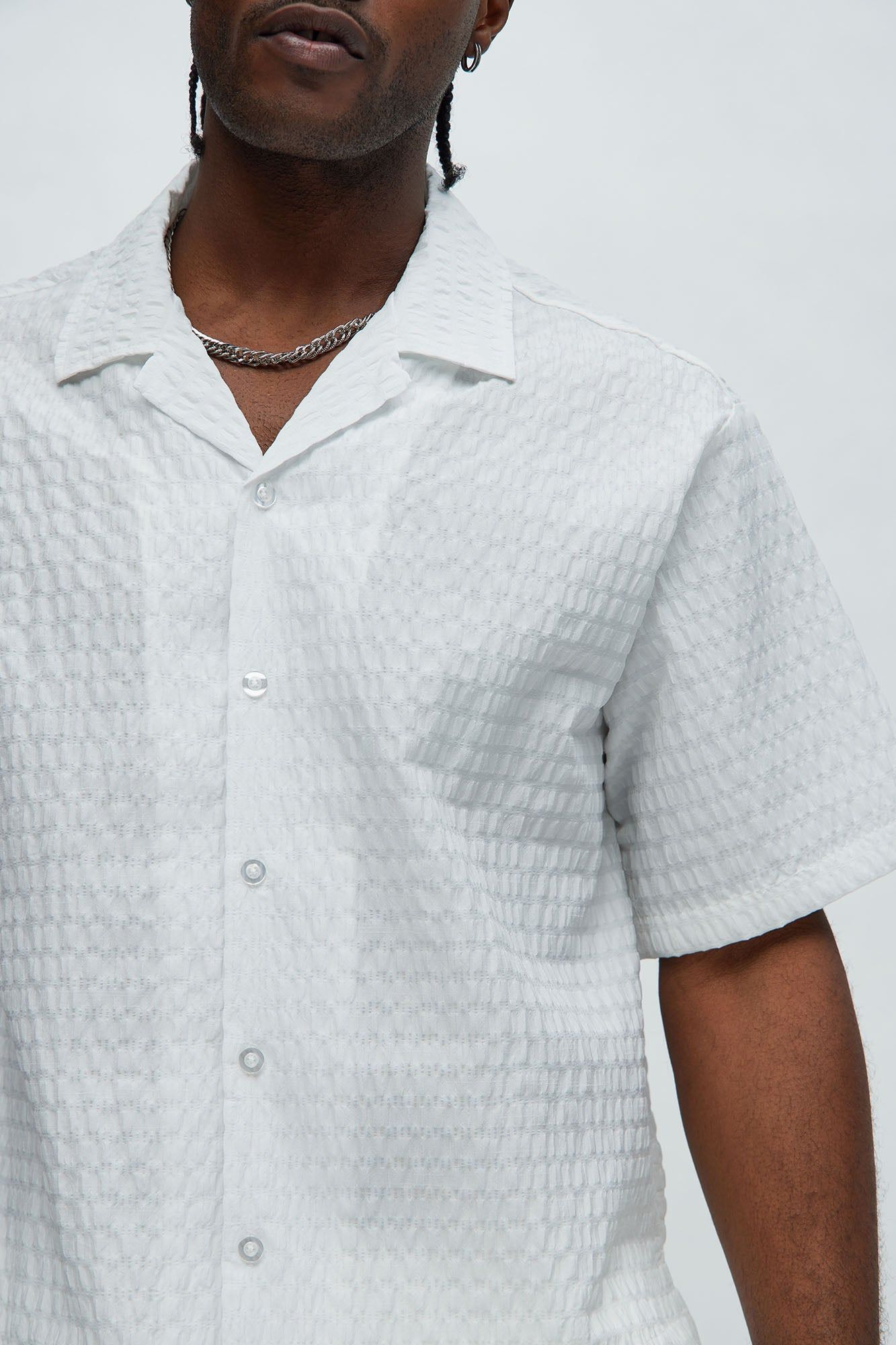 Sierra Textured Shirt - White sold by Fashion Nova product image thumbnail 3