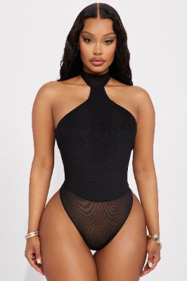 Hottest Fantasy Bodysuit - Black sold by Fashion Nova
