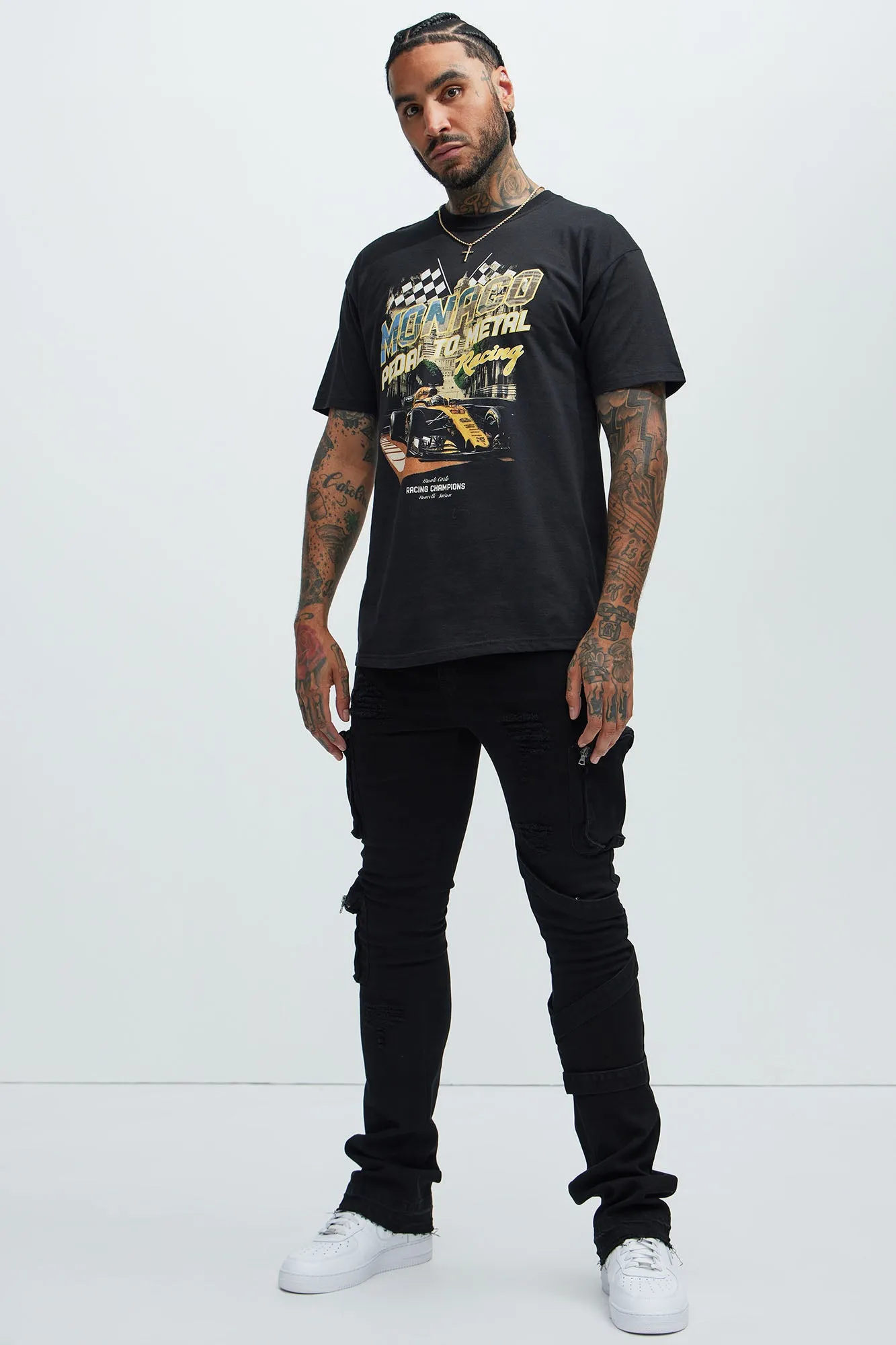 Monaco Racing Champion Short Sleeve Tee - Black sold by Fashion Nova product image thumbnail 3