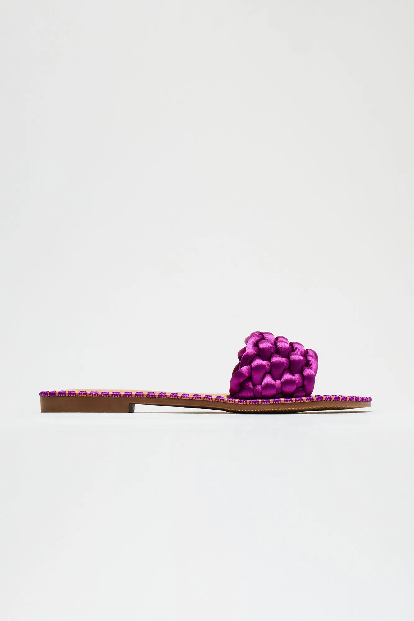 Maliyah Braided Flat Sandals - Fuchsia sold by Fashion Nova product image thumbnail 4