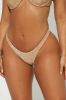 Glimmer And Glow Cheeky Bikini Bottom - Gold sold by Fashion Nova