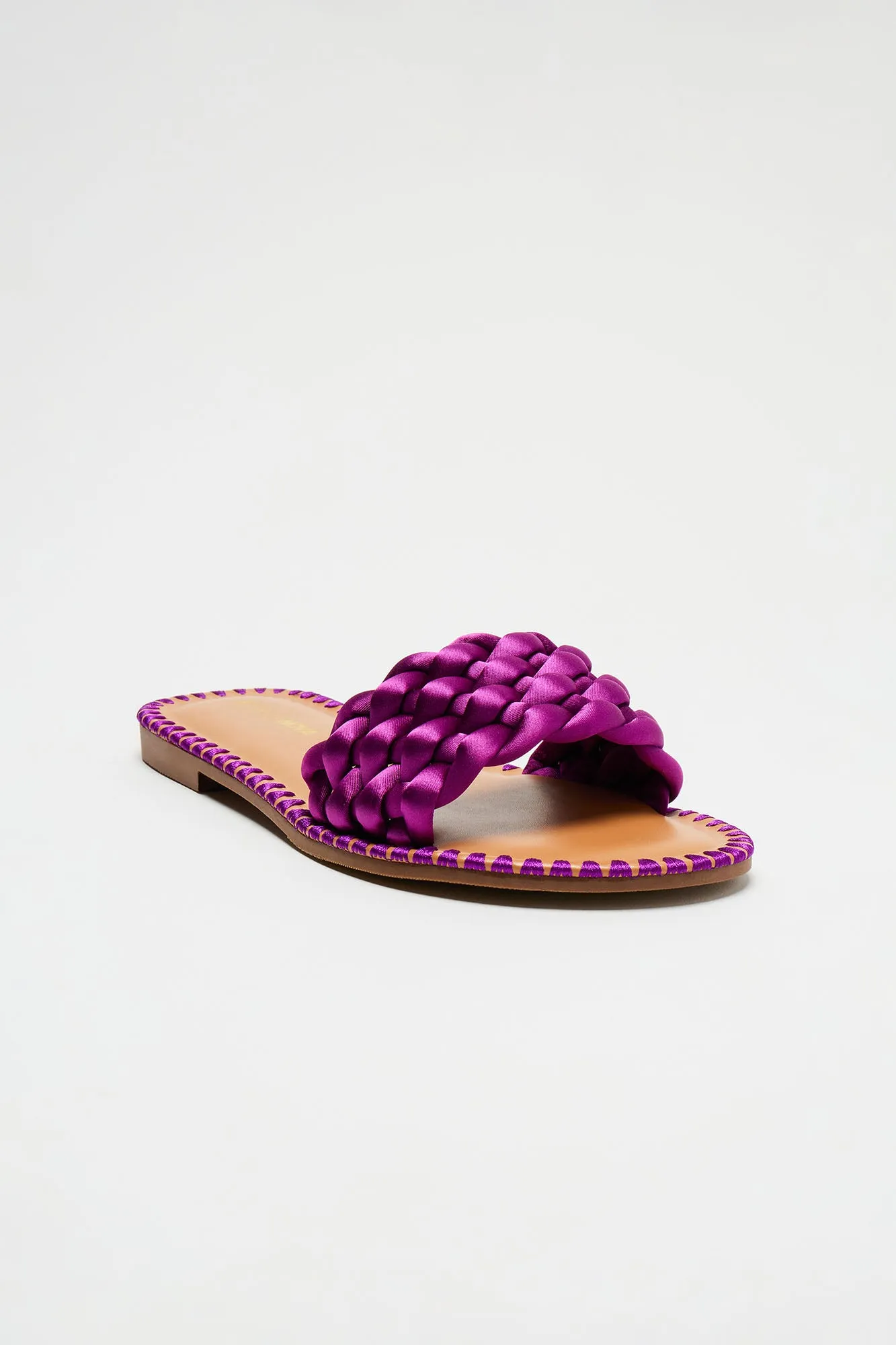 Maliyah Braided Flat Sandals - Fuchsia sold by Fashion Nova product image thumbnail 2