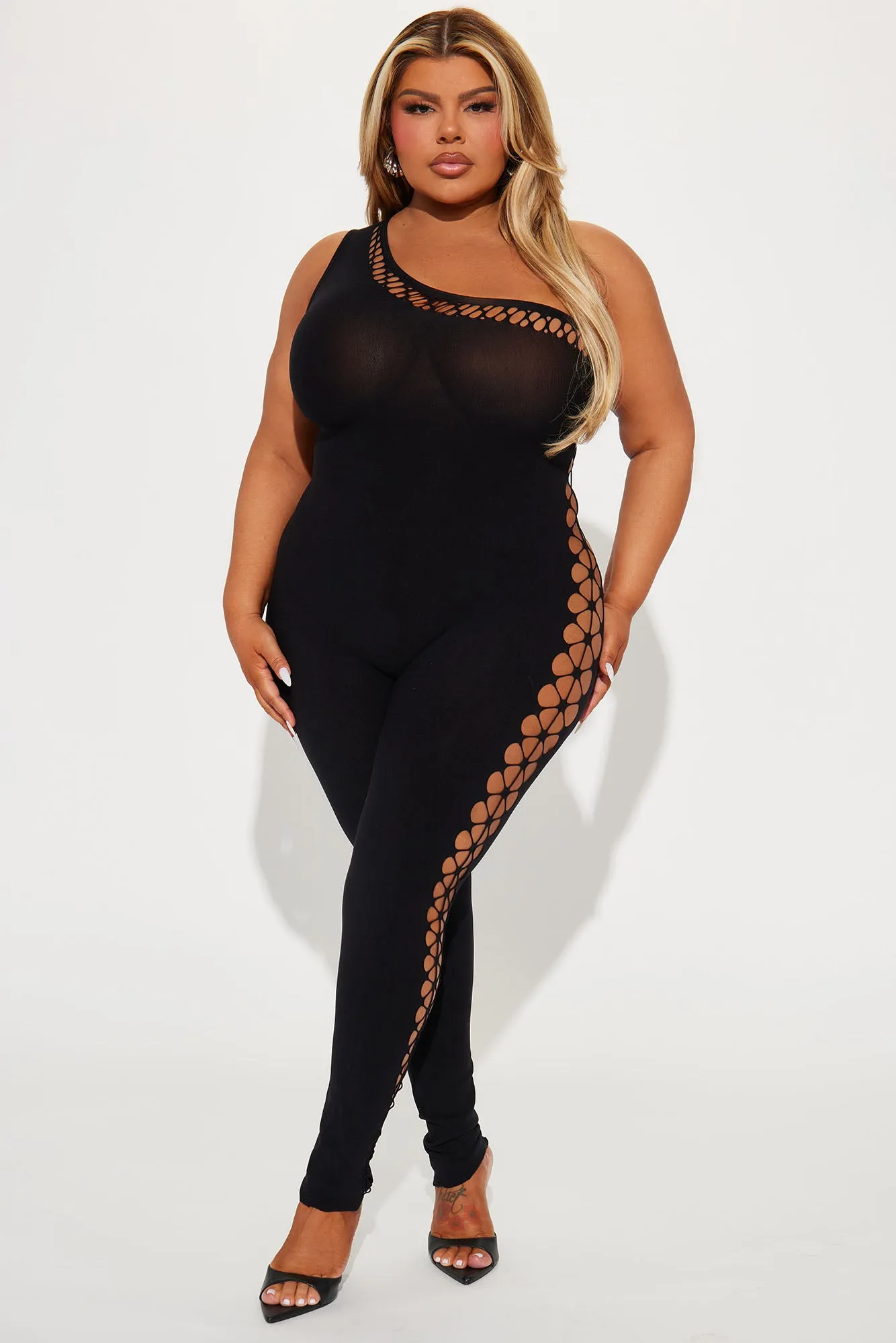 This Is Now Seamless Jumpsuit - Black sold by Fashion Nova product image thumbnail 4