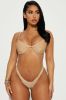 Glimmer And Glow Cheeky Bikini Bottom - Gold sold by Fashion Nova