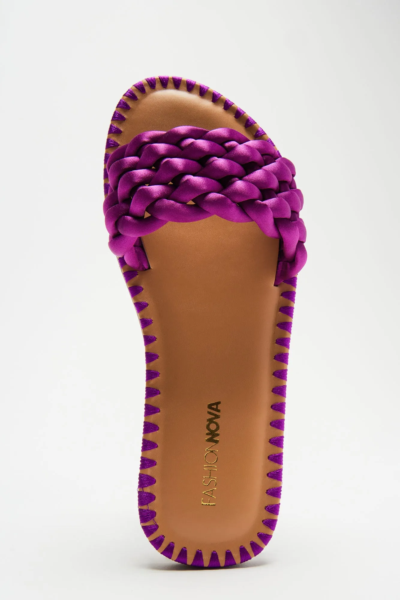 Maliyah Braided Flat Sandals - Fuchsia sold by Fashion Nova product image thumbnail 5