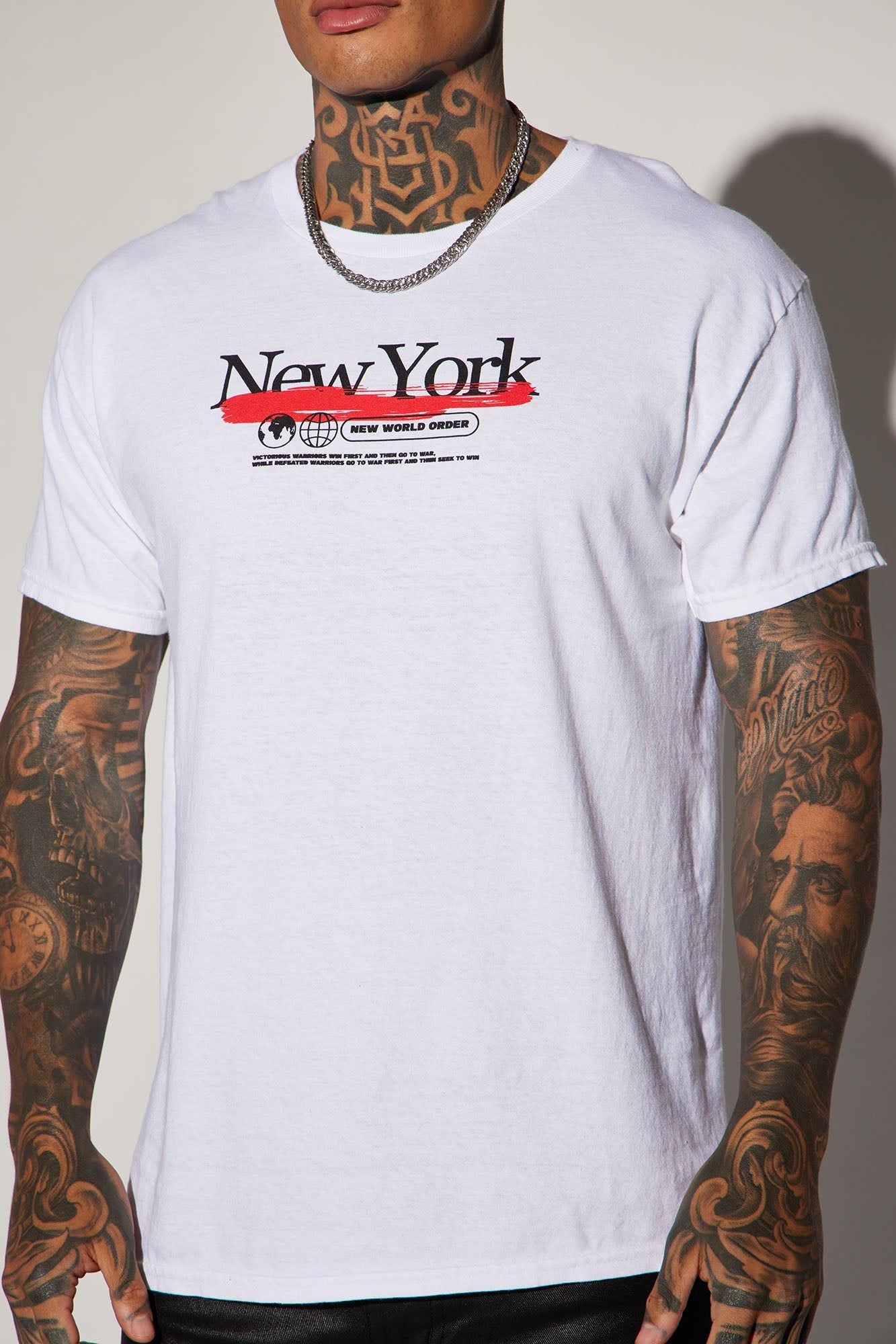 New York The Concrete Jungle Short Sleeve Tee - White sold by Fashion Nova product image thumbnail 3