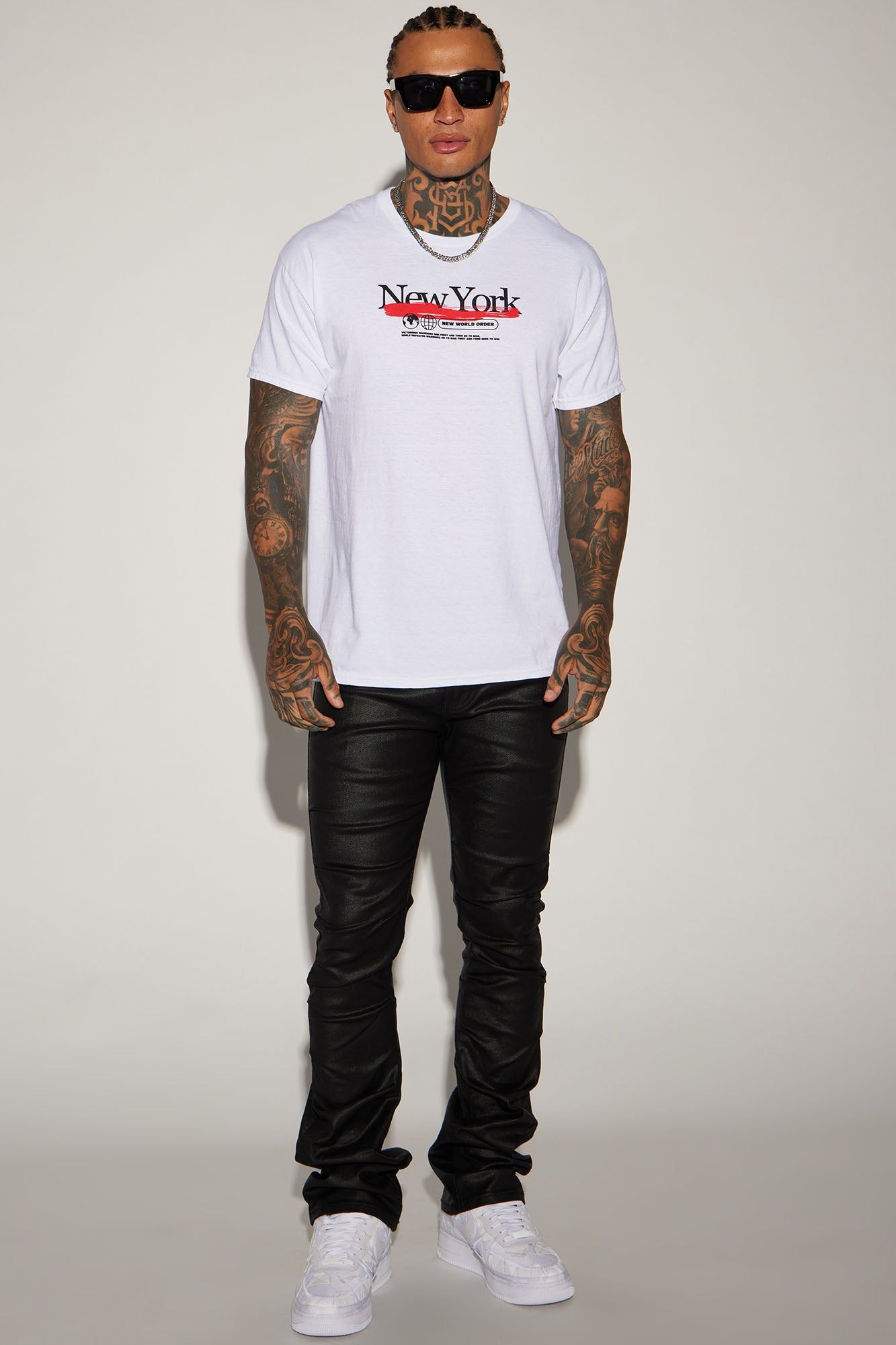 New York The Concrete Jungle Short Sleeve Tee - White sold by Fashion Nova product image thumbnail 2