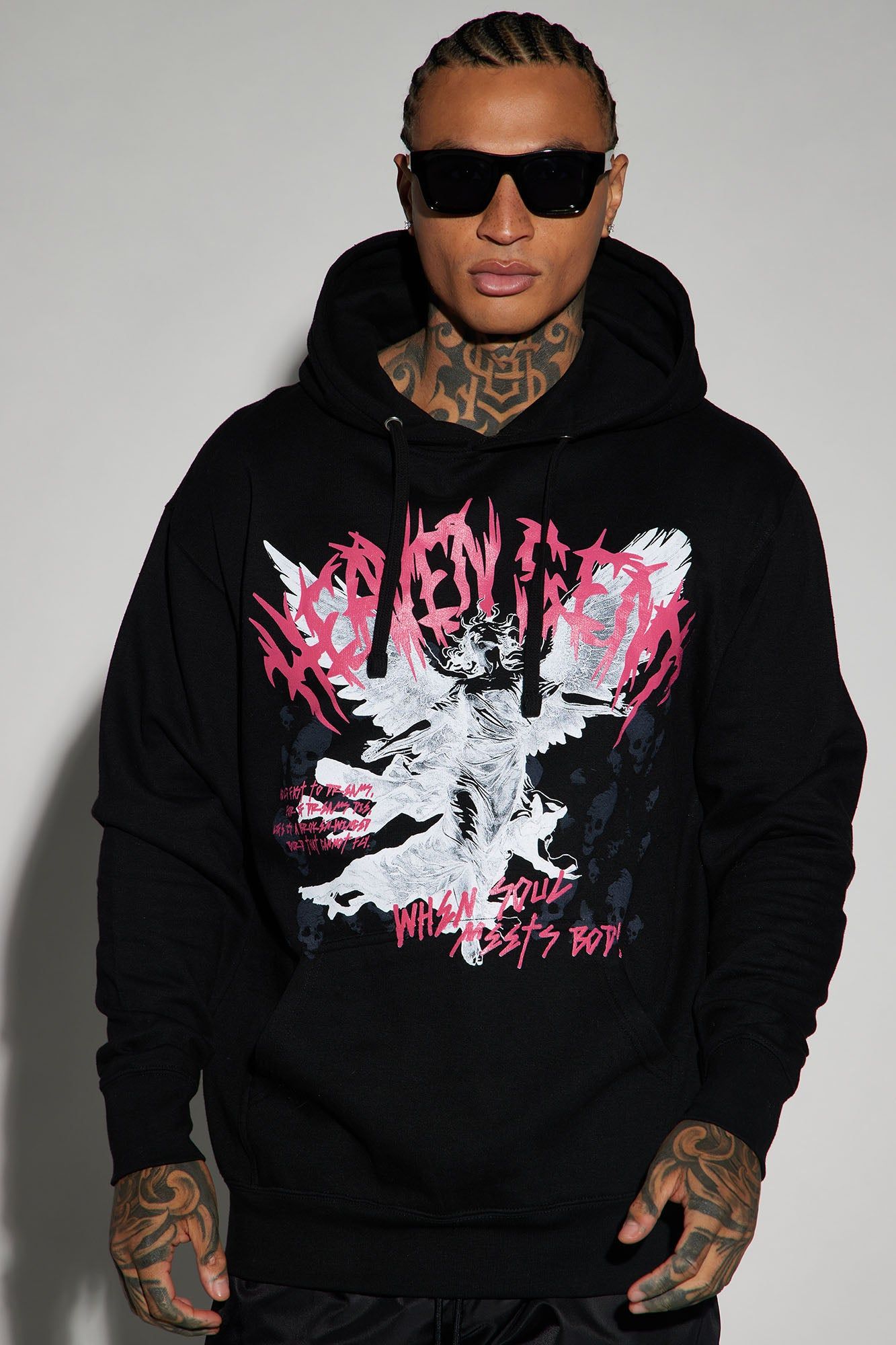 Soul Meets Body Hoodie - Black sold by Fashion Nova