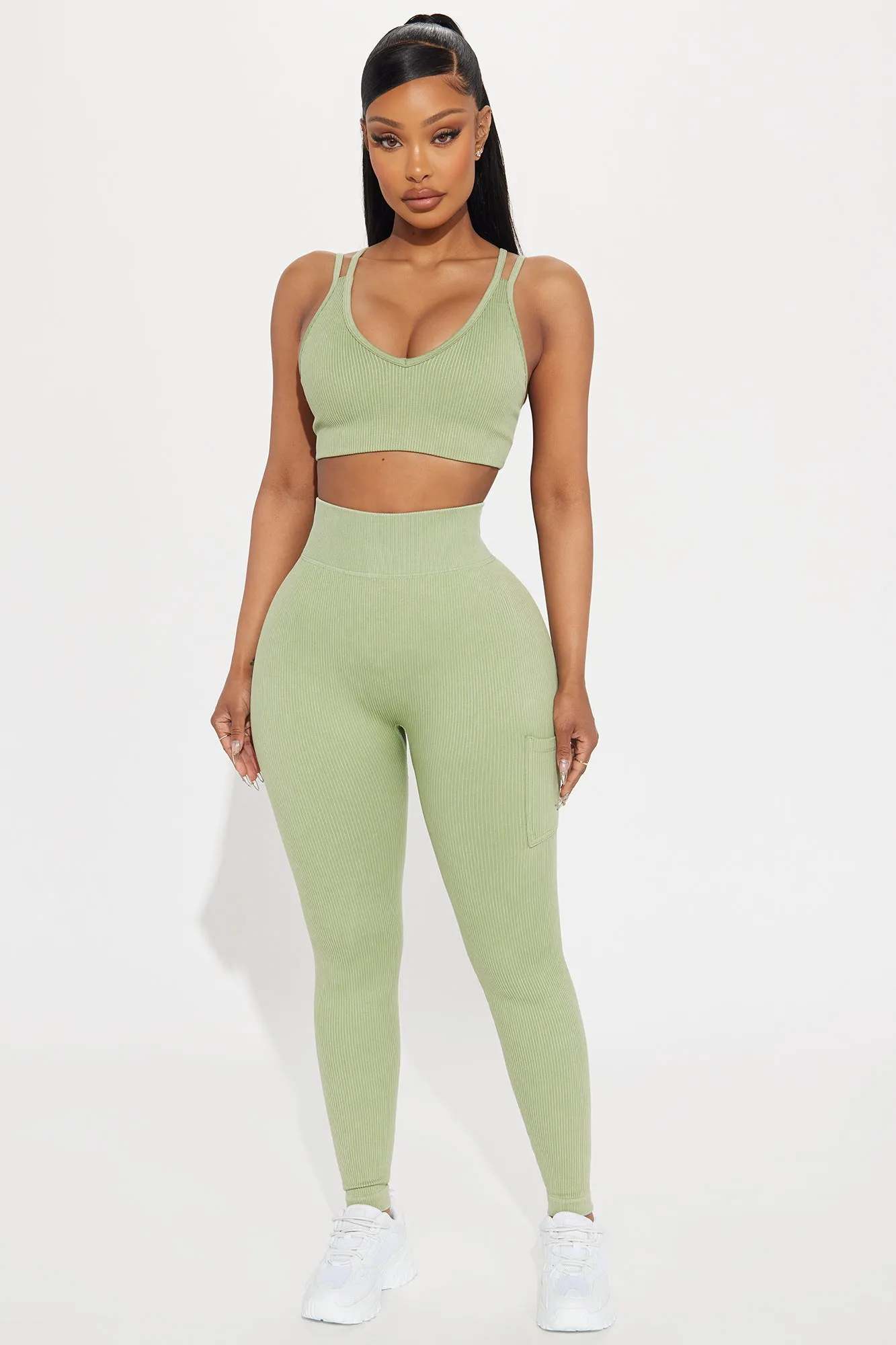 Hotshot Active Legging - Sage sold by Fashion Nova