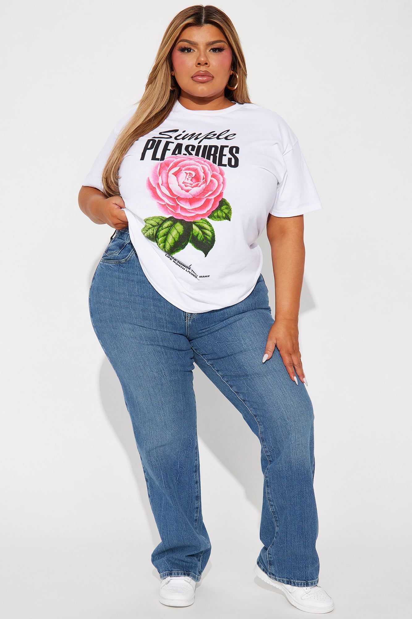 Simple Pleasures Graphic Tshirt - White sold by Fashion Nova product image thumbnail 5