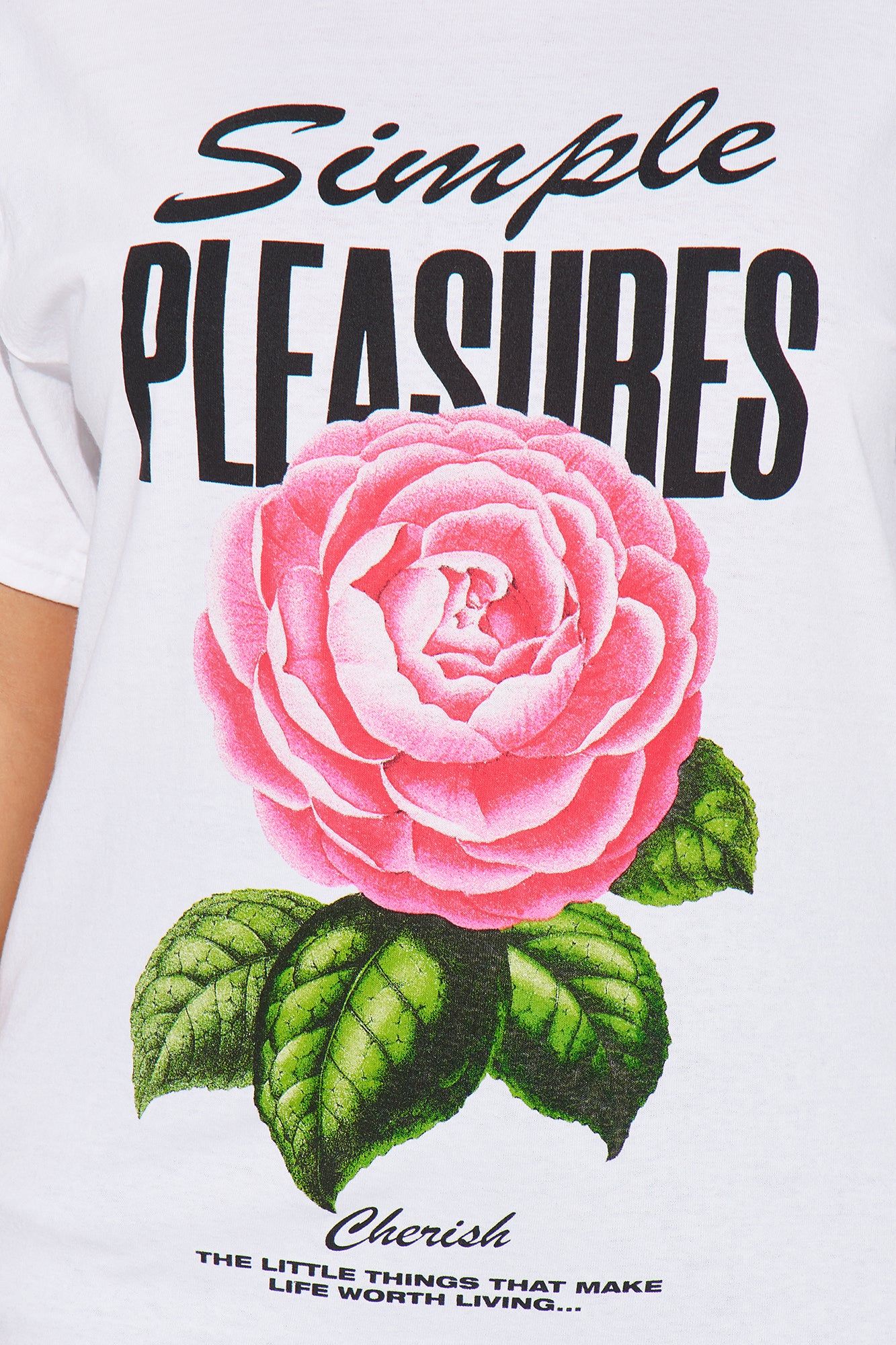 Simple Pleasures Graphic Tshirt - White sold by Fashion Nova product image thumbnail 3