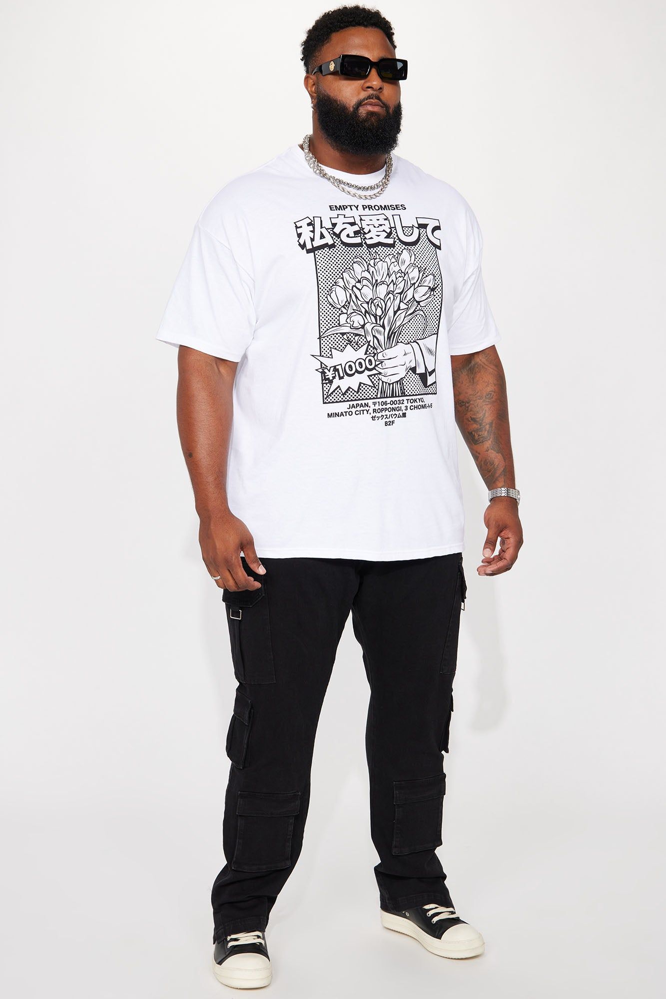 Empty Promises Love Me Short Sleeve Tee - White sold by Fashion Nova product image thumbnail 5