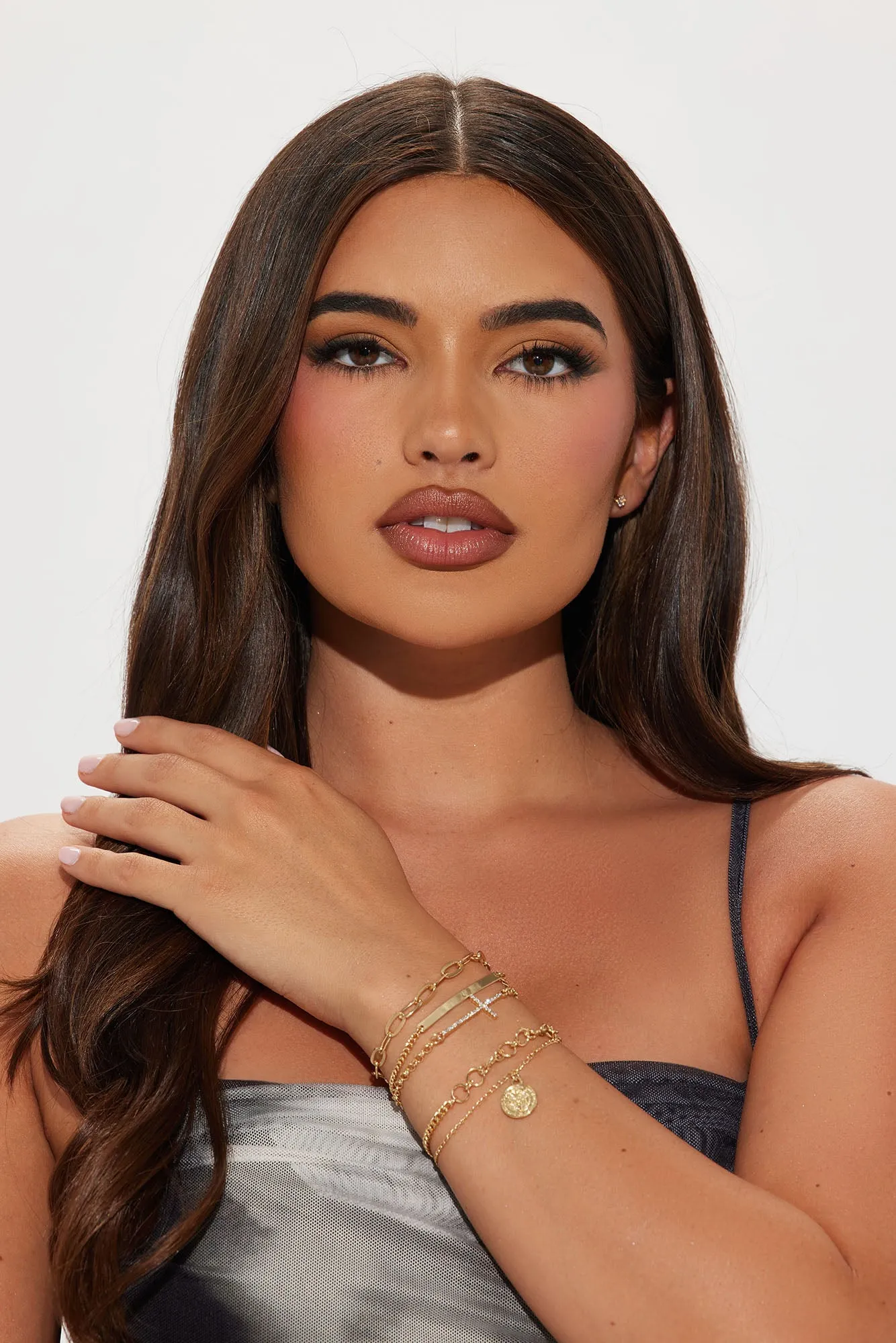 Sacred Slay 5 Piece Bracelet Set - Gold sold by Fashion Nova product image thumbnail 2