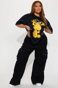 Garfield Cool Cat Tee - Black sold by Fashion Nova