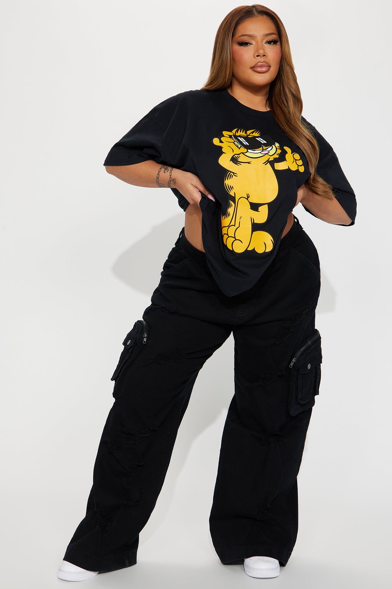 Garfield Cool Cat Tee - Black sold by Fashion Nova product image thumbnail 5