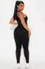 Keep Your Balance Active Jumpsuit - Black sold by Fashion Nova