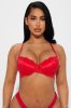Showing Off Extreme Push Up Lace Bra - Red sold by Fashion Nova