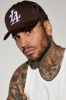 LA Twill Trucker Hat - Dark Brown sold by Fashion Nova