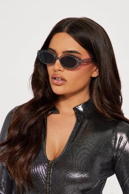 Name Something Better Sunglasses - Grey made by Fashion Nova