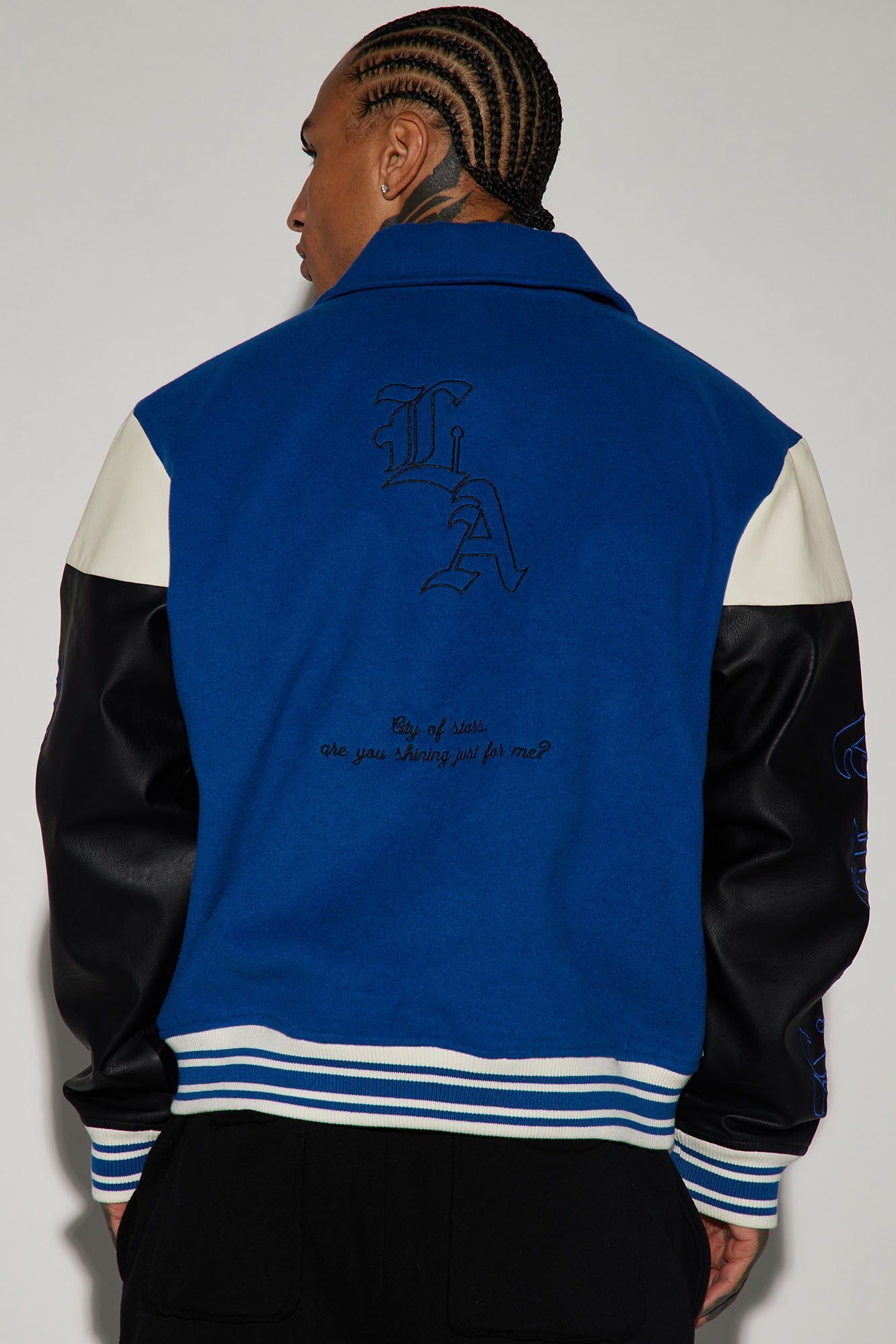 Angel Varsity Jacket - Blue sold by Fashion Nova product image thumbnail 4