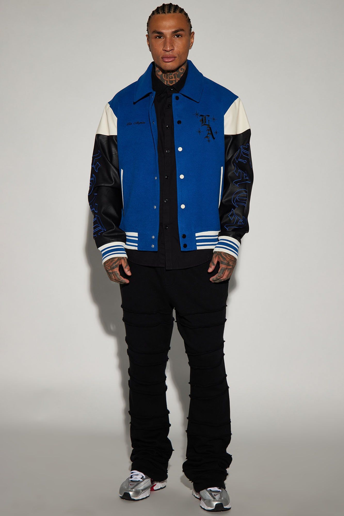 Angel Varsity Jacket - Blue sold by Fashion Nova product image thumbnail 2