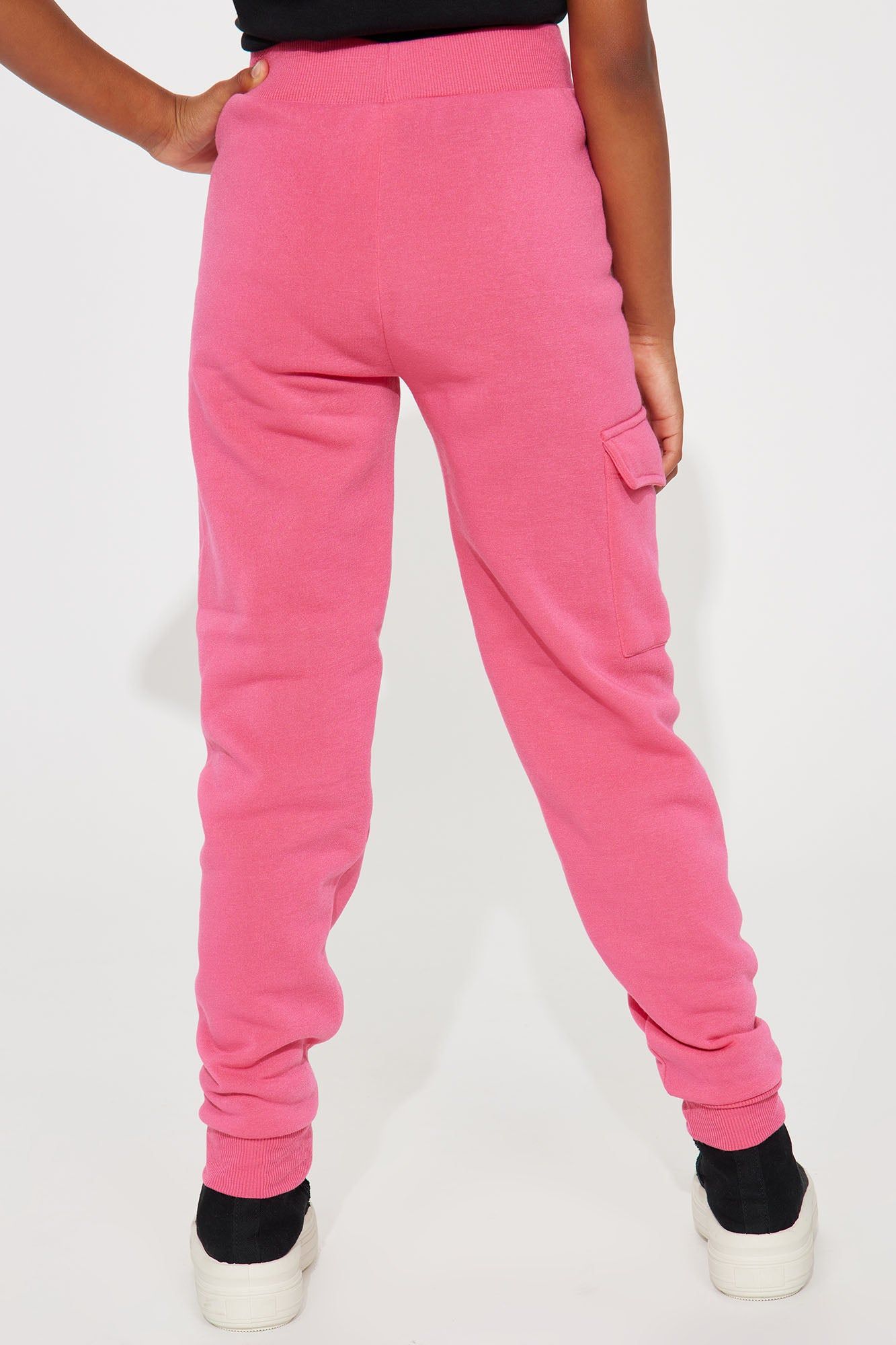Mini Rarin To Go Fleece Joggers - Hot Pink sold by Fashion Nova product image thumbnail 5