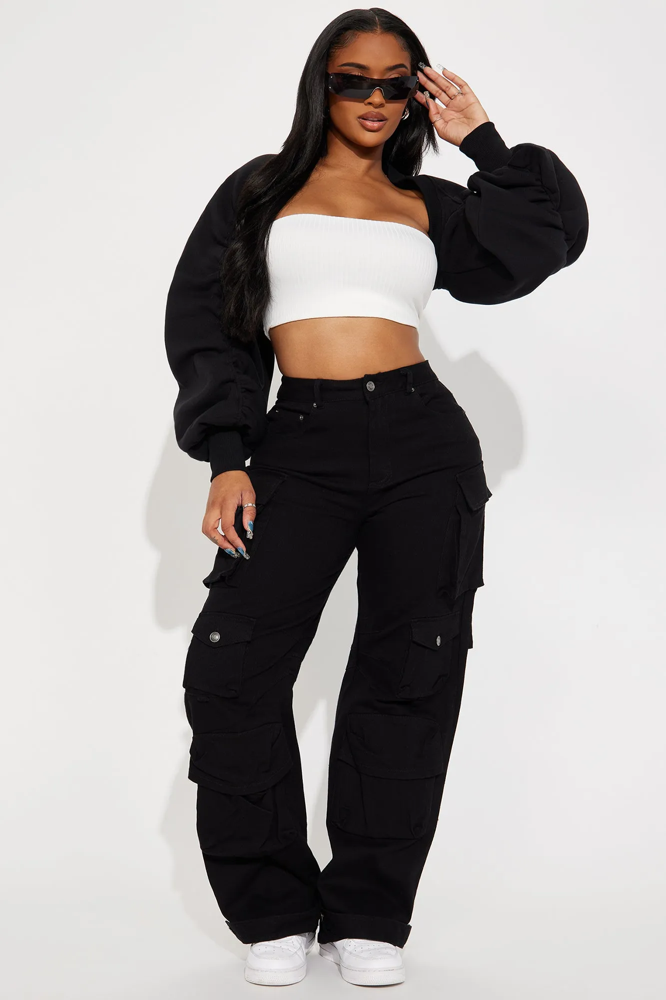 Cute And Comfy Bolero - Black sold by Fashion Nova product image thumbnail 2
