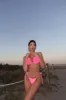 Amalfi Coast Rosette 2 Piece Bikini - Hot Pink sold by Fashion Nova
