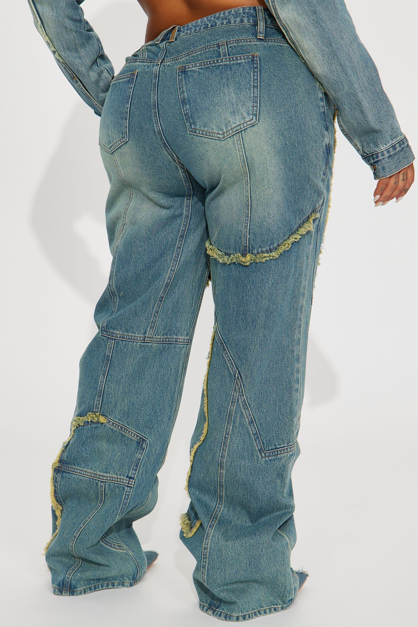 Belmont Baggy Tinted Jean - Medium Wash sold by Fashion Nova product image thumbnail 3