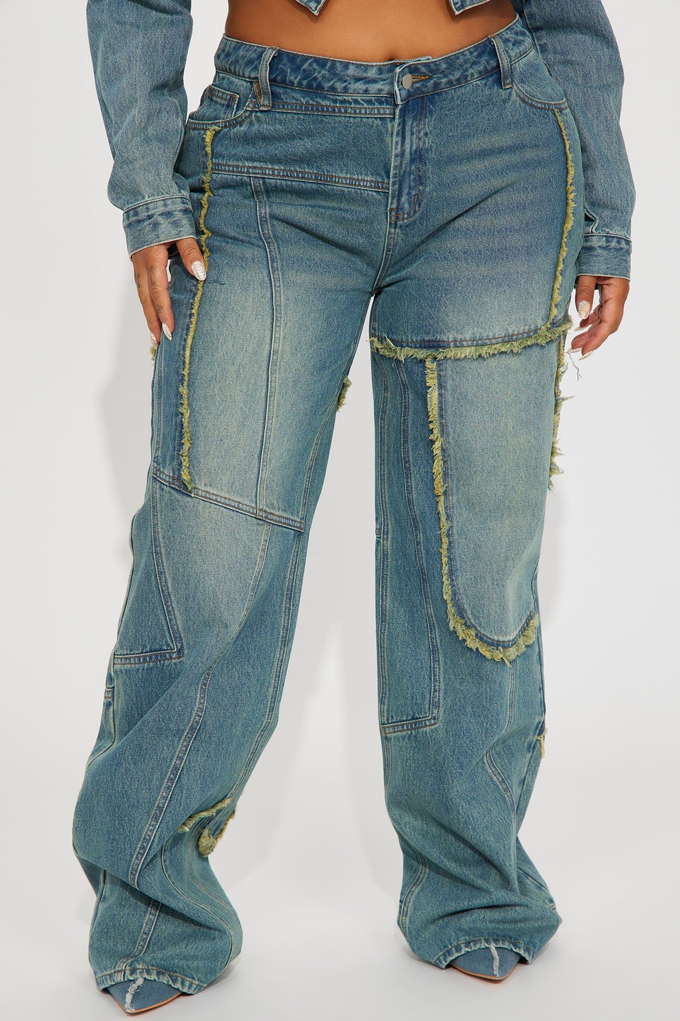 Belmont Baggy Tinted Jean - Medium Wash sold by Fashion Nova product image thumbnail 2