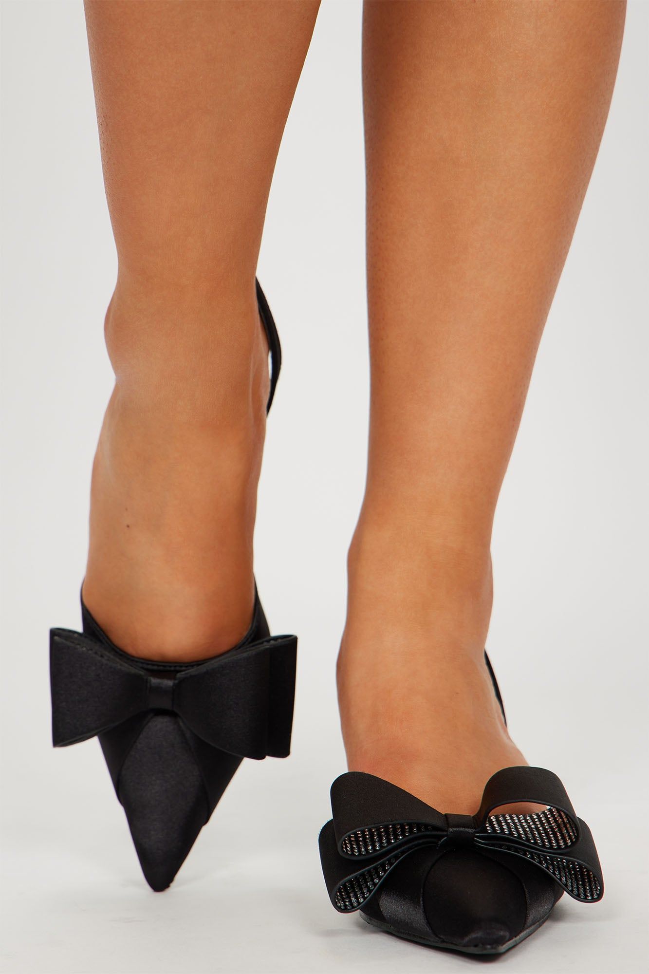 Emersyn Embellished Bow Pumps - Black sold by Fashion Nova product image thumbnail 2