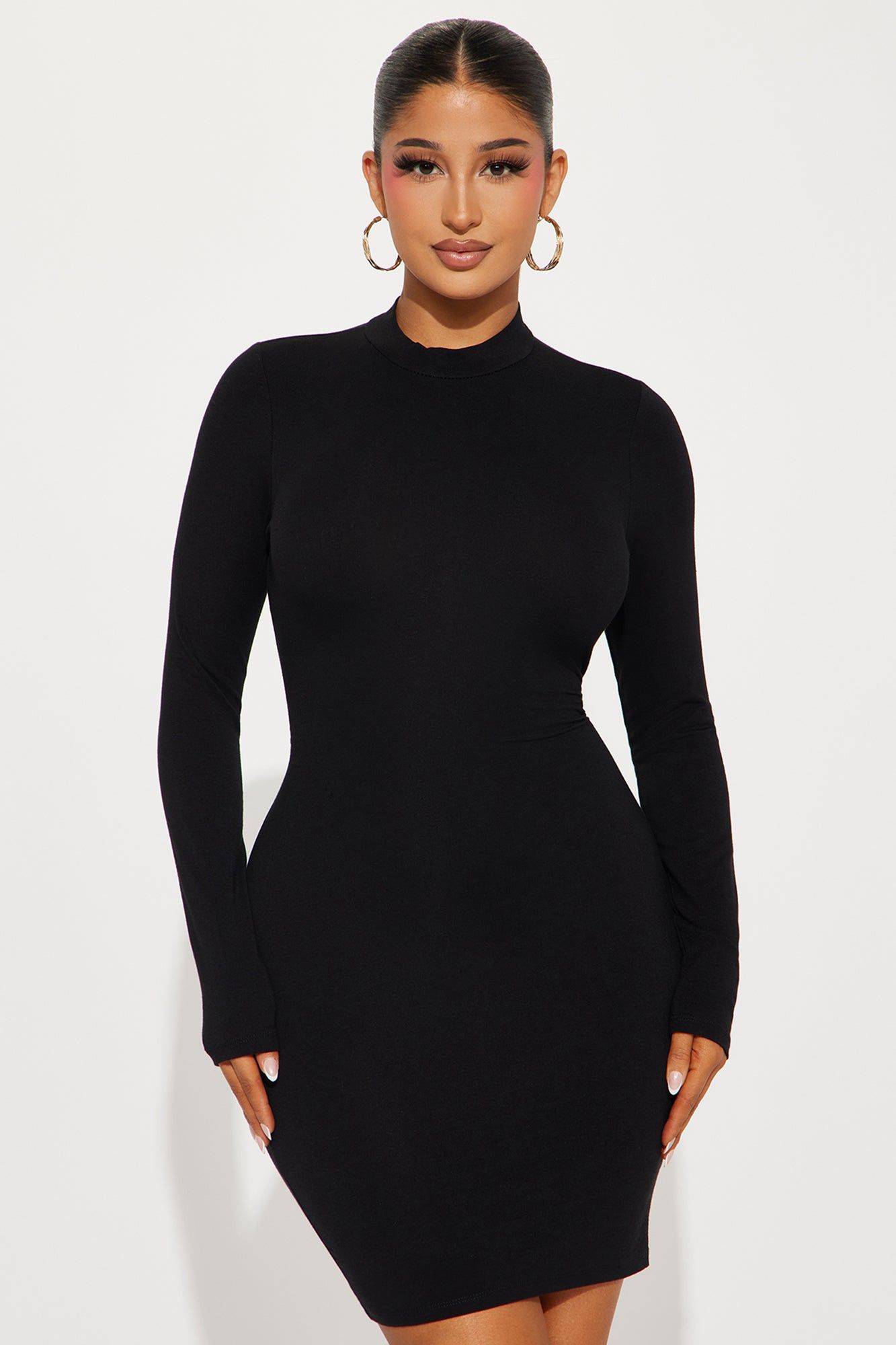 Jenni Cotton Mini Dress - Black sold by Fashion Nova product image thumbnail 2