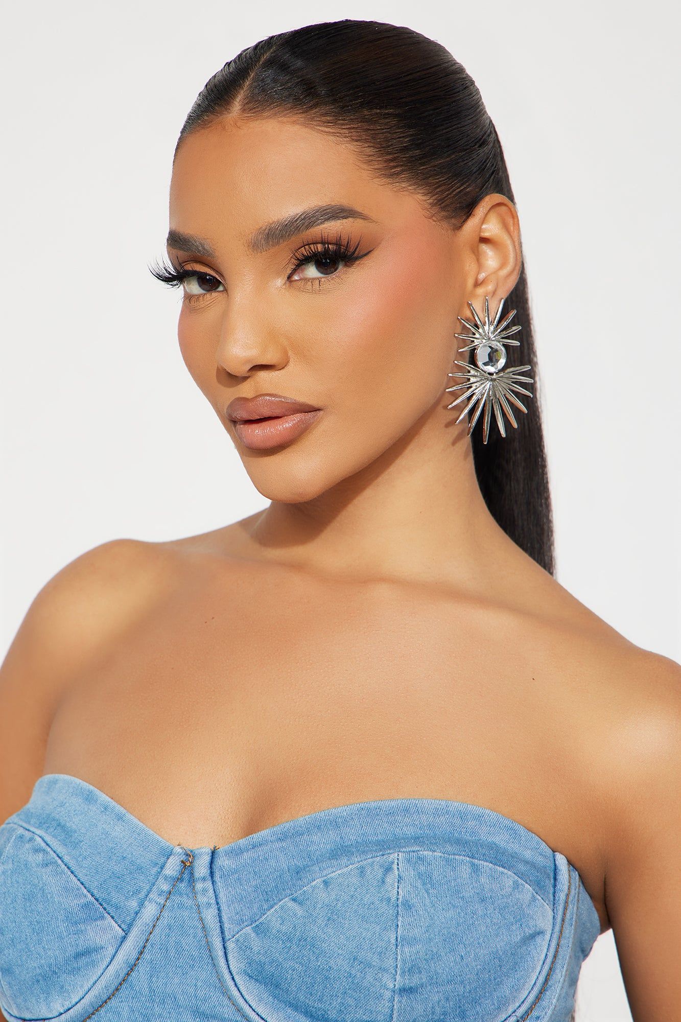 Spectacular View Earrings - Silver sold by Fashion Nova product image thumbnail 2