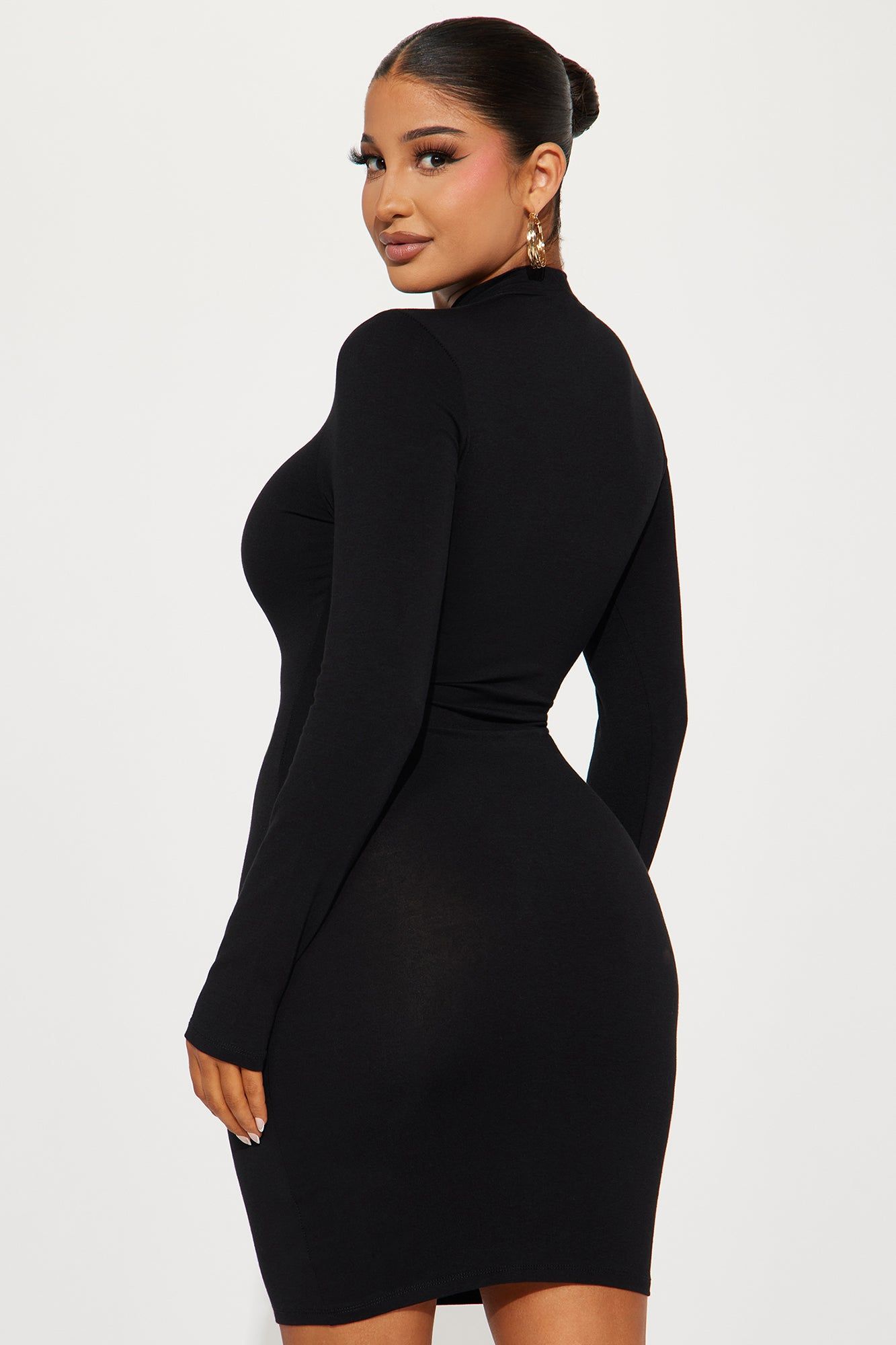Jenni Cotton Mini Dress - Black sold by Fashion Nova product image thumbnail 3