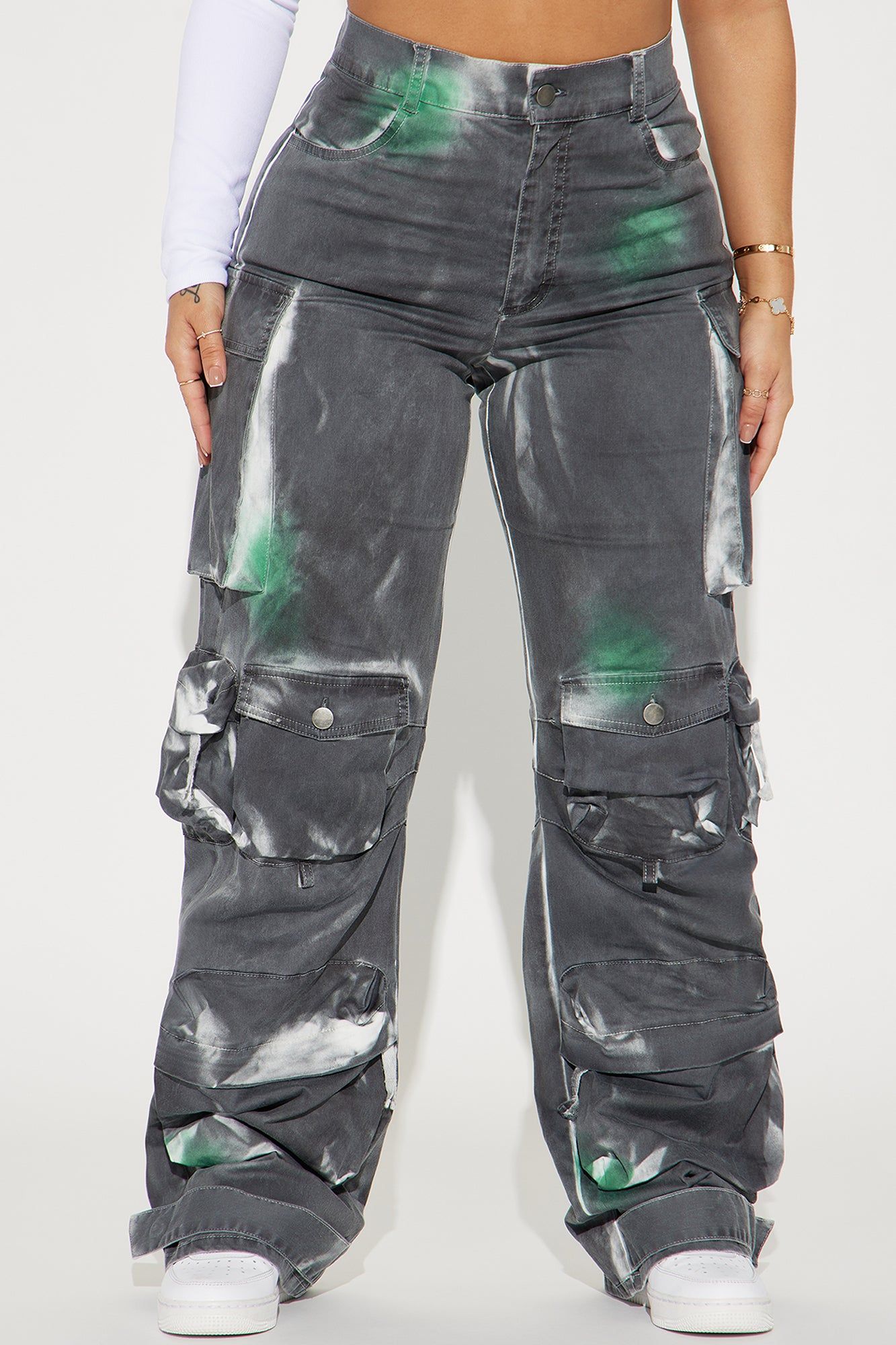 Big Time Cargo Pant - Charcoal/combo sold by Fashion Nova product image thumbnail 2