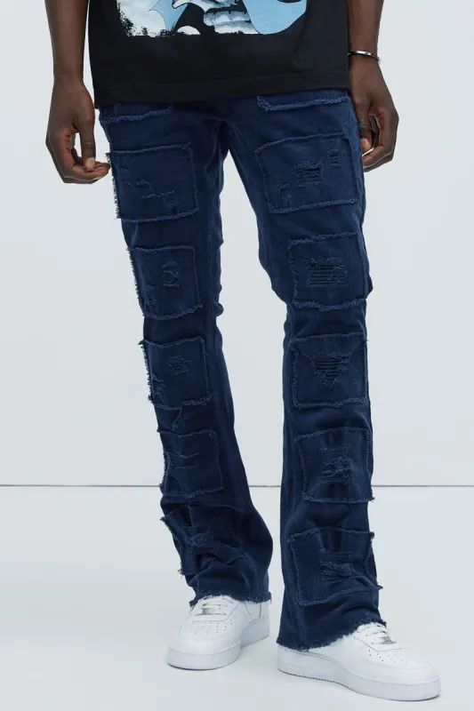 Let You Go Corduroy Pants - Navy sold by Fashion Nova