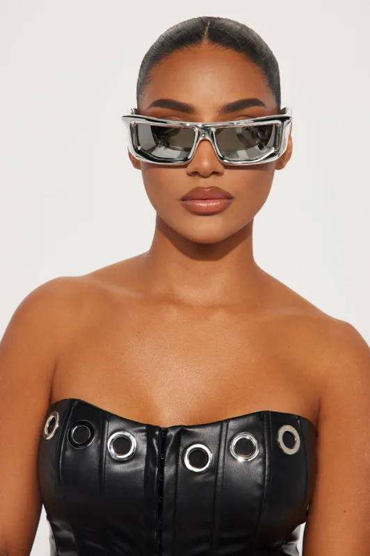 Speed Spell Sunglasses - Silver sold by Fashion Nova