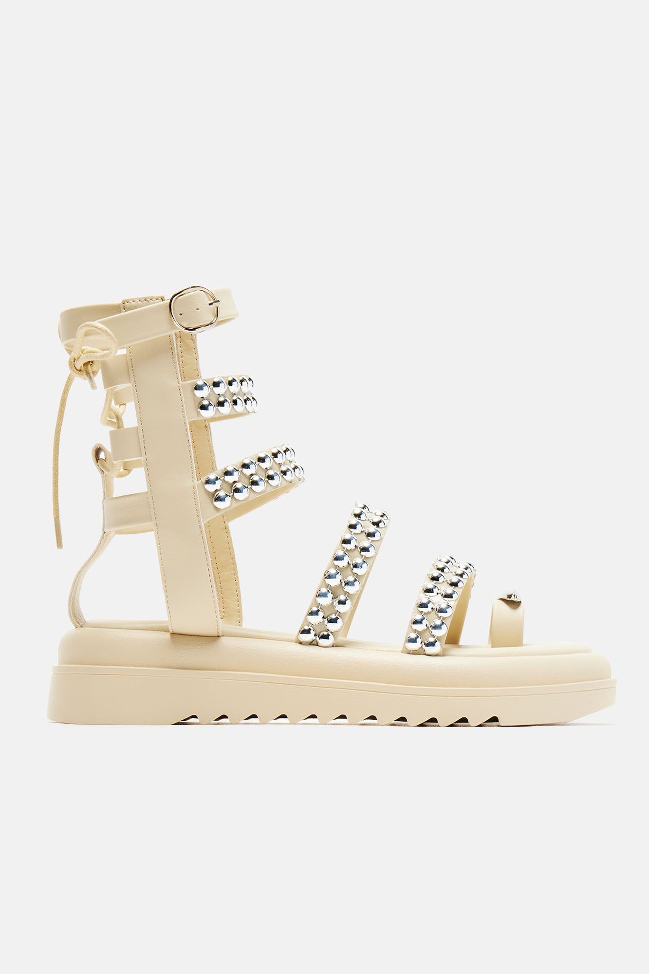 Neutral Feelings Flat Sandals - White sold by Fashion Nova product image thumbnail 3