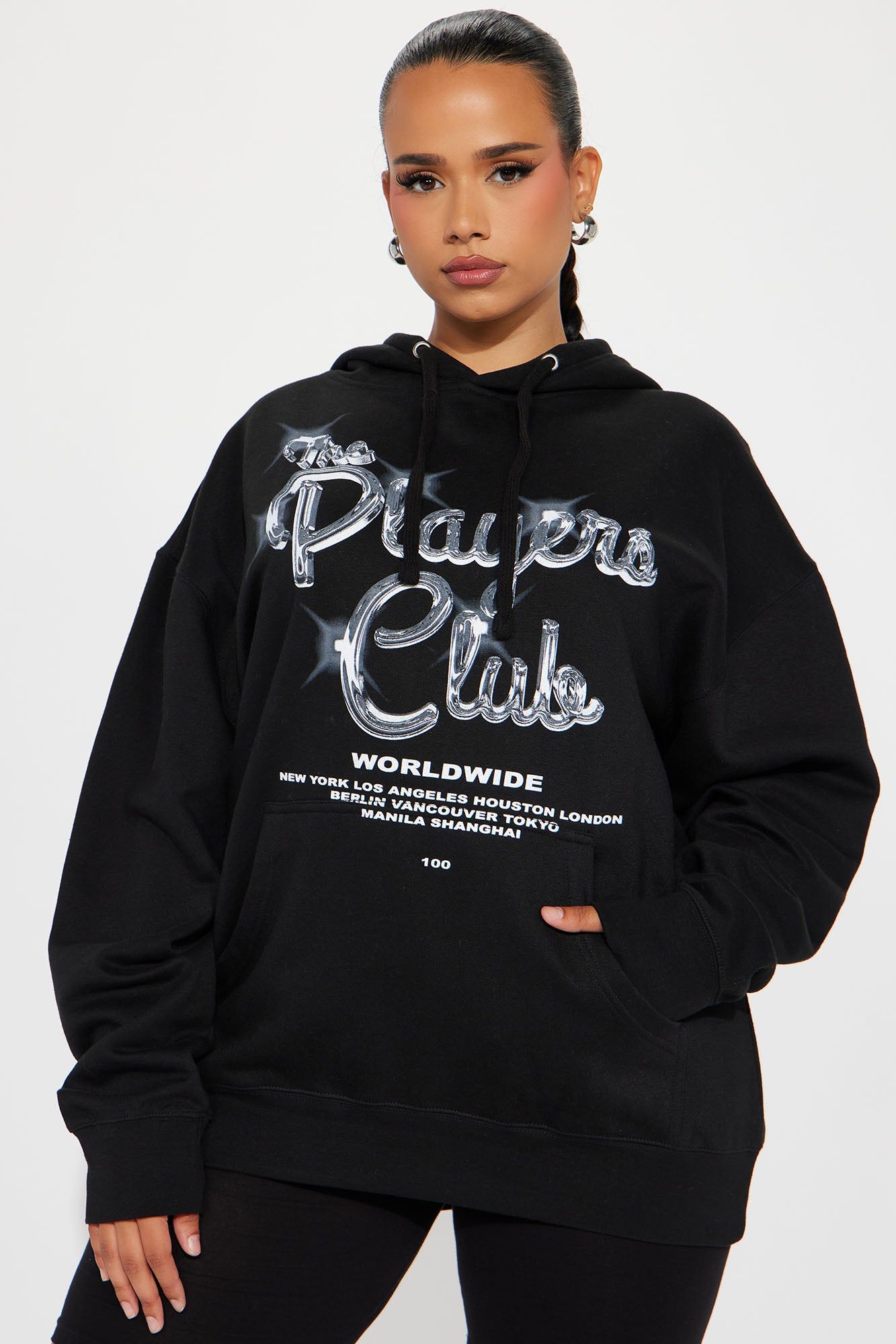 The Players Club Graphic Hoodie - Black sold by Fashion Nova product image thumbnail 6