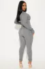 Chloe Seamless Jumpsuit - Charcoal sold by Fashion Nova