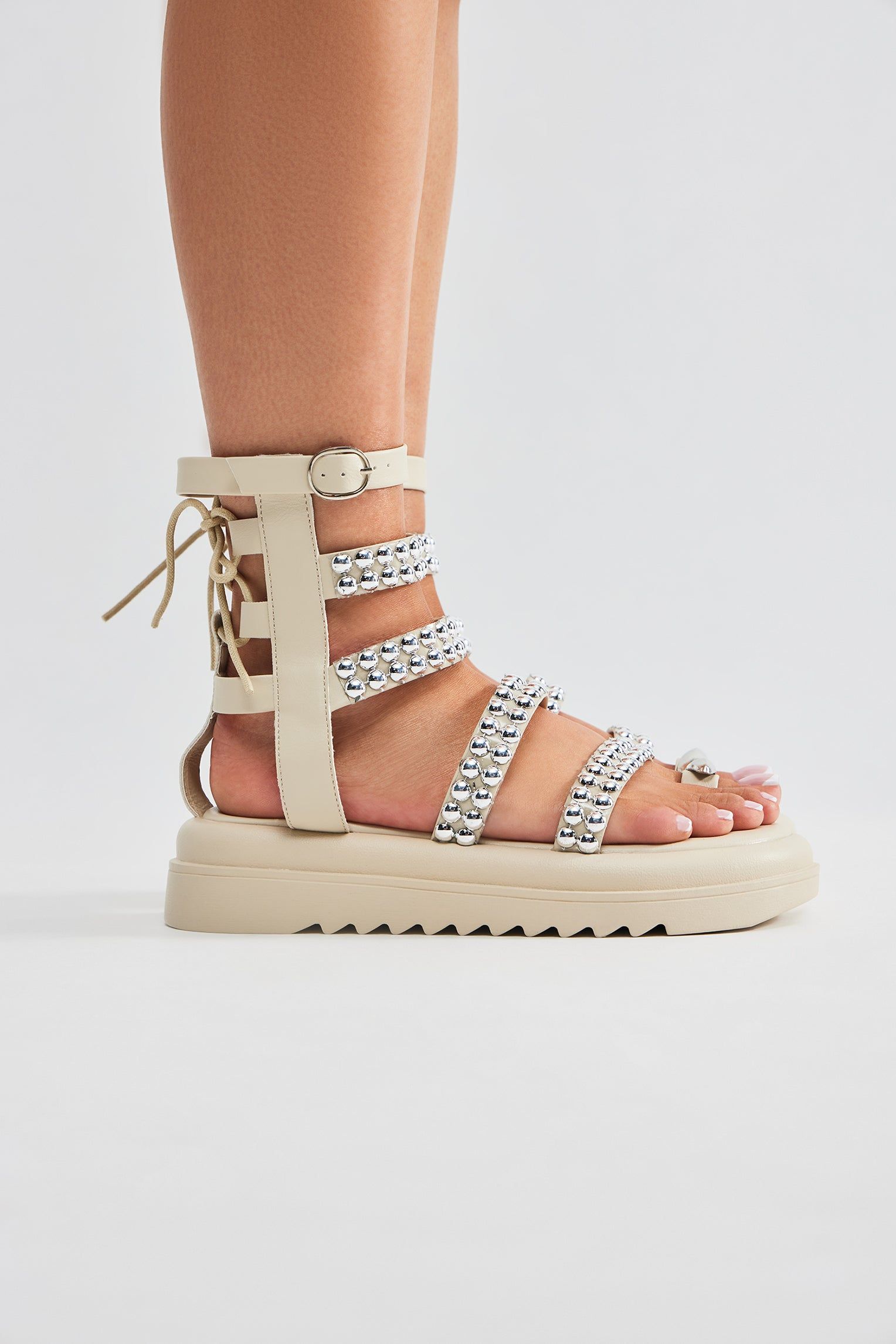 Neutral Feelings Flat Sandals - White sold by Fashion Nova product image thumbnail 4